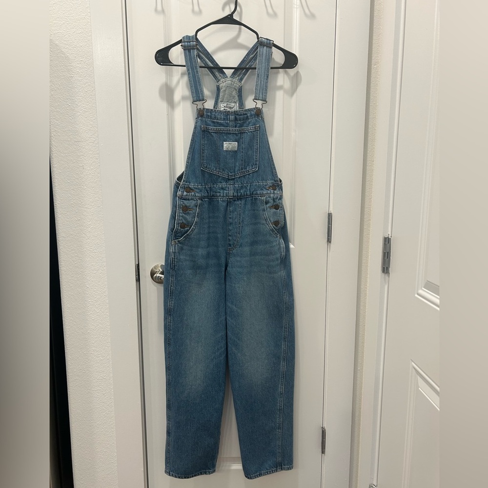 Levi's Classic Blue Denim Overalls